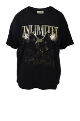 Fransa FRHAISLEY TEE 1,  Black Metal