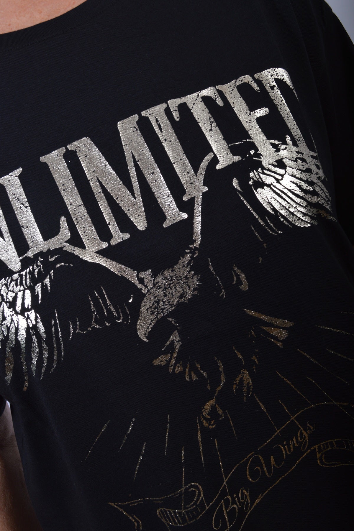 Fransa FRHAISLEY TEE 1,  Black Metal