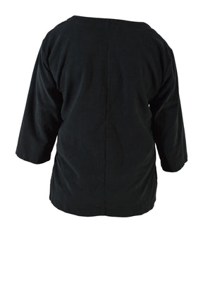 Thing bluse i fløjl 7033, Anthracite