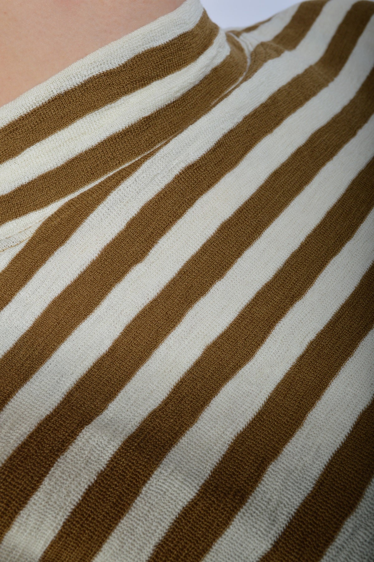 Blusbar by basic 4025 Wide Shirt L/S W/Small Turtleneck, Raw white/bronze