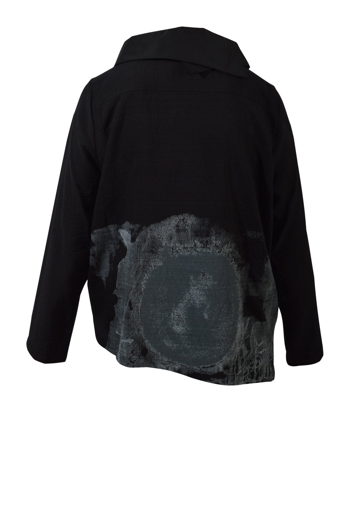 E Avantgarde bluse 14871-9982, Black-Silver
