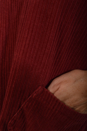 Thing bluse i fløjl 7043, Wine