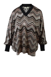 Charlotte Sparre V-rib 3421 Squarezig, Black/Rose