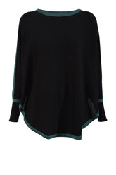 Trine Kryger Simonsen BLOUSE AMALIE (A3000), Black/dark mint