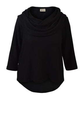 Thing strikbluse 7102, Black