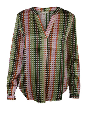 Charlotte Sparre Spark Blouse 3206, Dotty Green