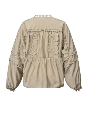 Gossia KaiaGO Lace Blouse, Sand