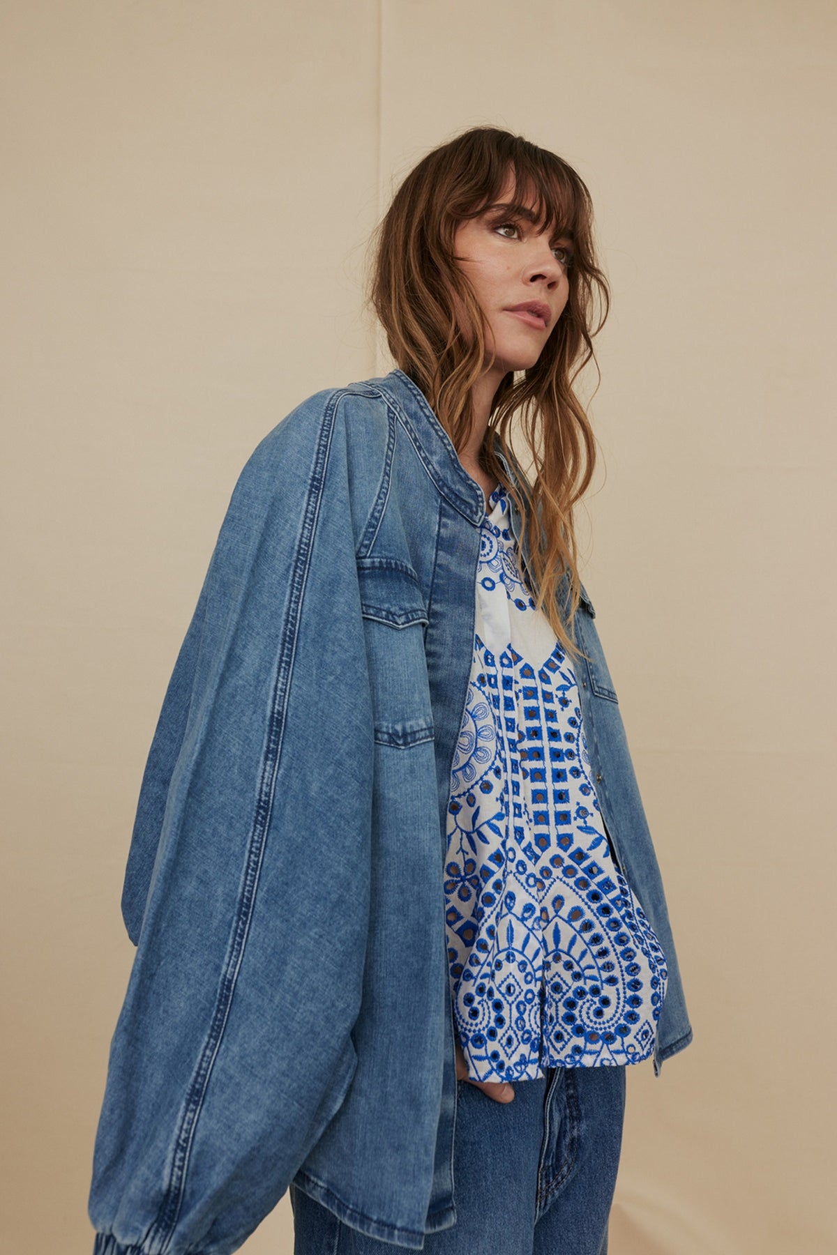 Gossia   BasmaGO Millie Shirt, Blue Jean