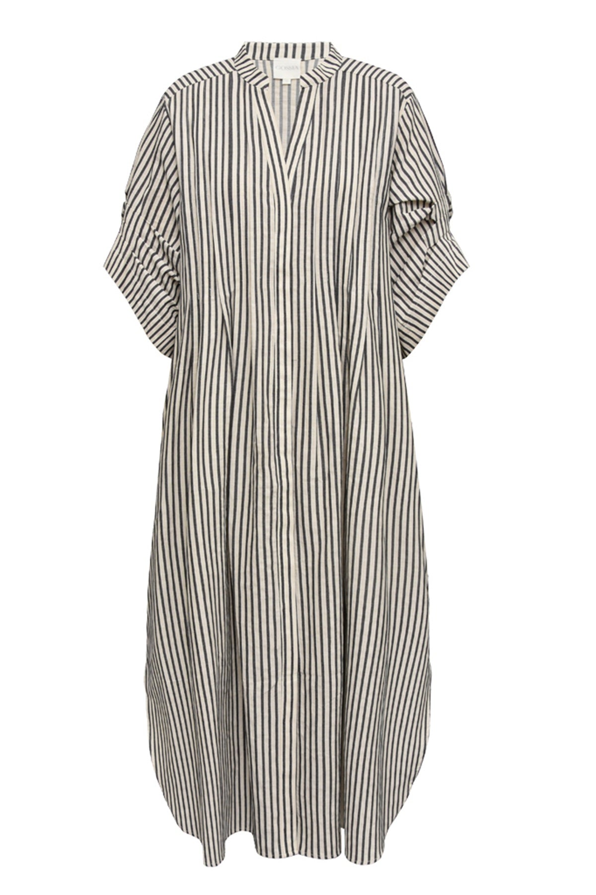 Gossia AlexaGO Jo Shirt Dress, Creme Black Stripes
