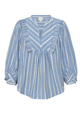 Gossia MeeGO Ane Blouse, Light Blue Stripes