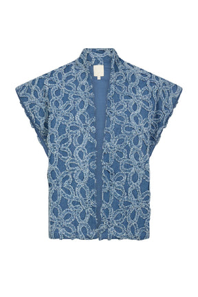 Gossia NenaGO Vest, Denim Flowers