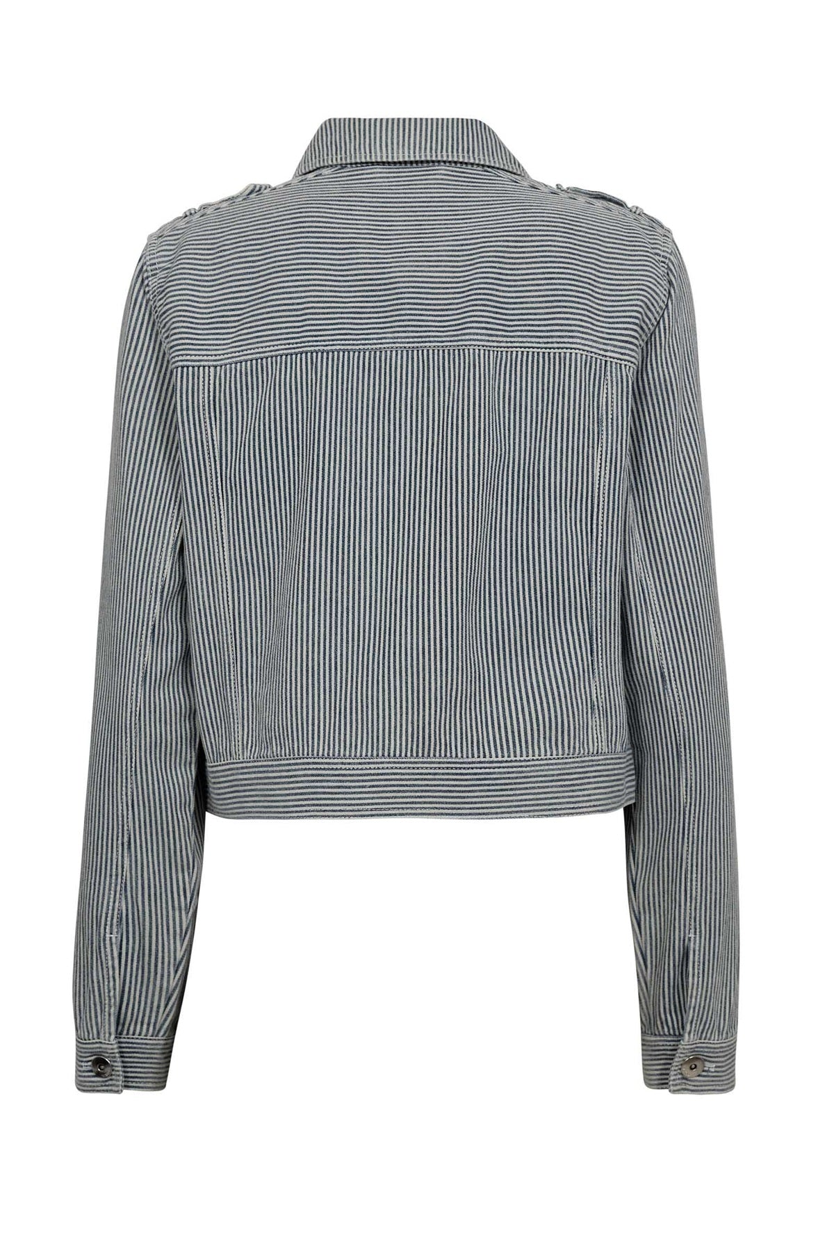 Gossia  SalcaGO Jacket, Off-white Blue Striped