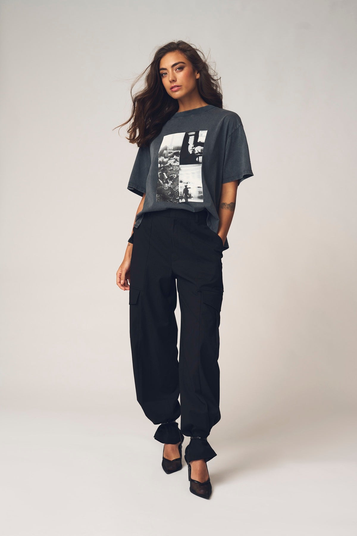 Gossia MaggieGO Tee, Black washed