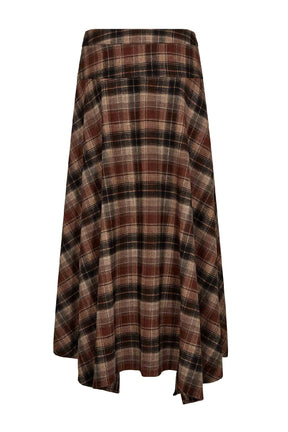 Gossia FleurGO Skirt, Brown checks