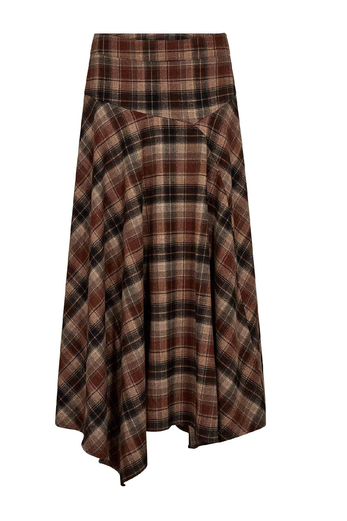 Gossia FleurGO Skirt, Brown checks