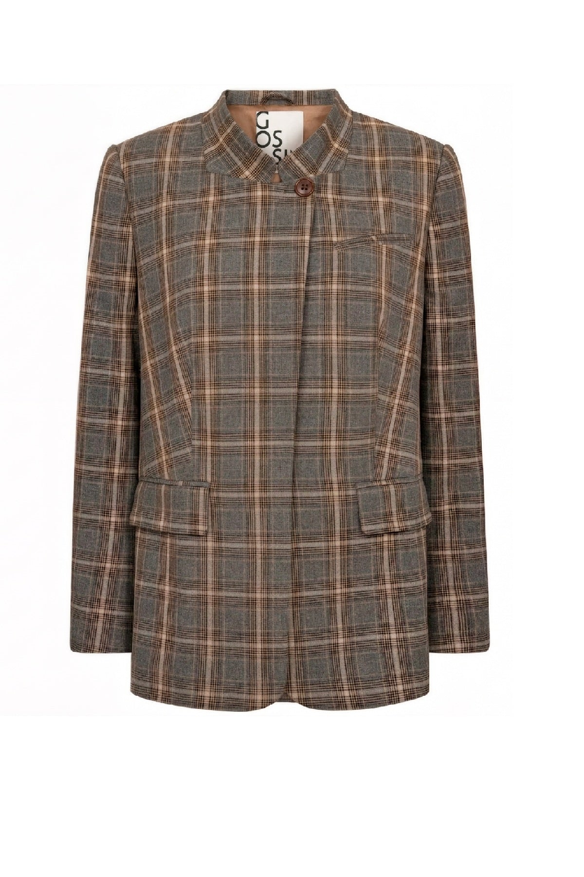 Gossia ElliGO Blazer, Brown checks