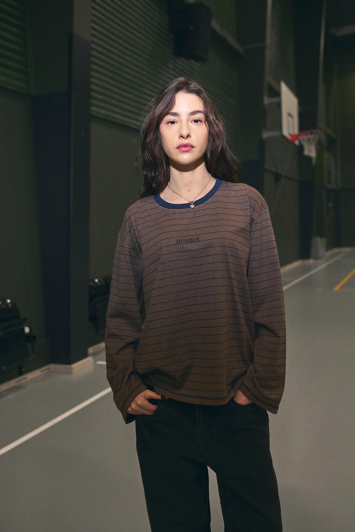 Humble by Sofie PERRYHBS TEE, Brown melange