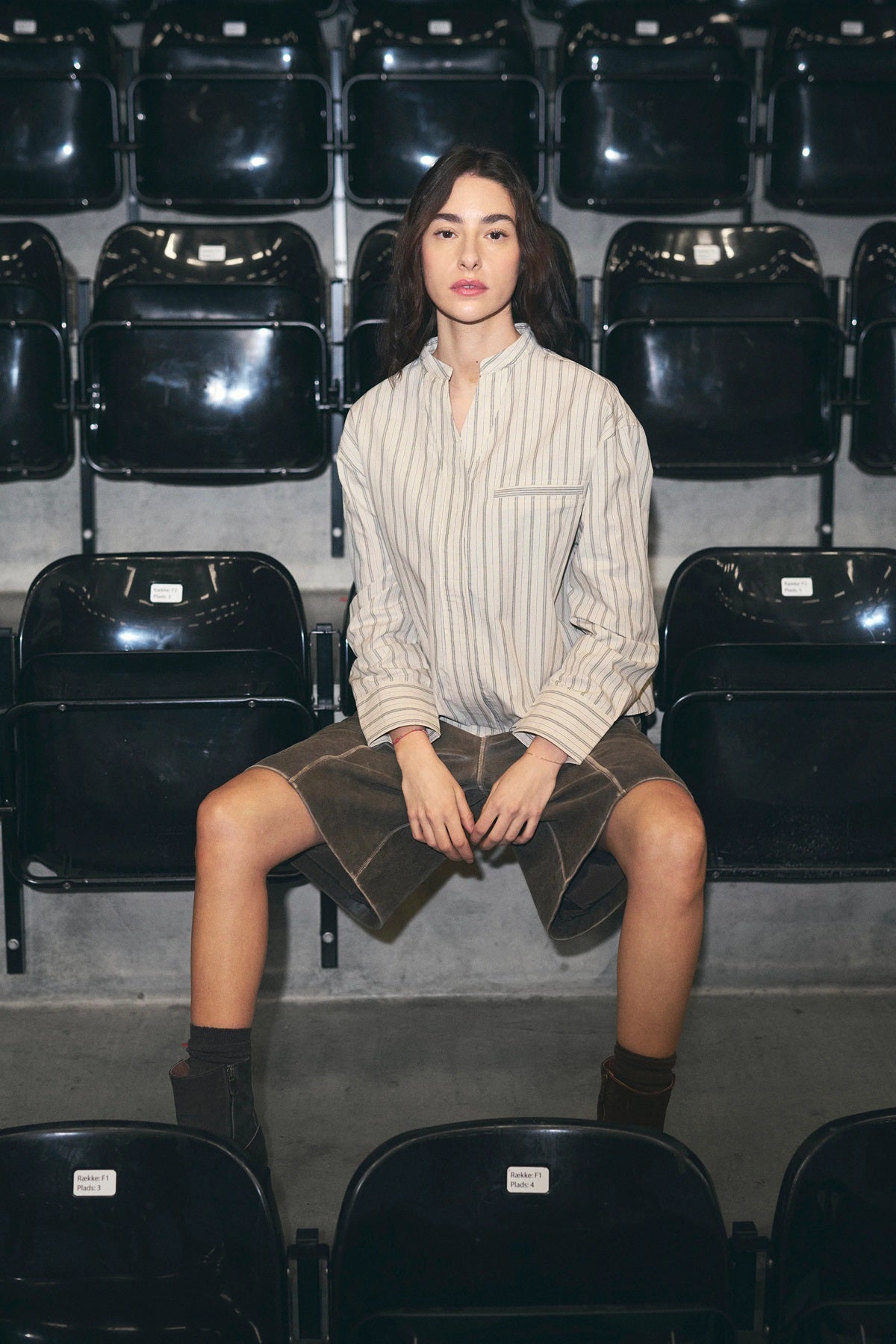 Humble by Sofie PAULAHBS SHIRT, Lt grey combi