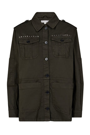 Pieszak Julia Oversize Shirt Jacket, Dark Army