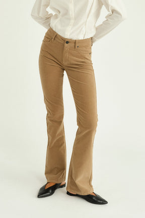 Pieszak Marija Jeans Baby Cord, Lead Brown