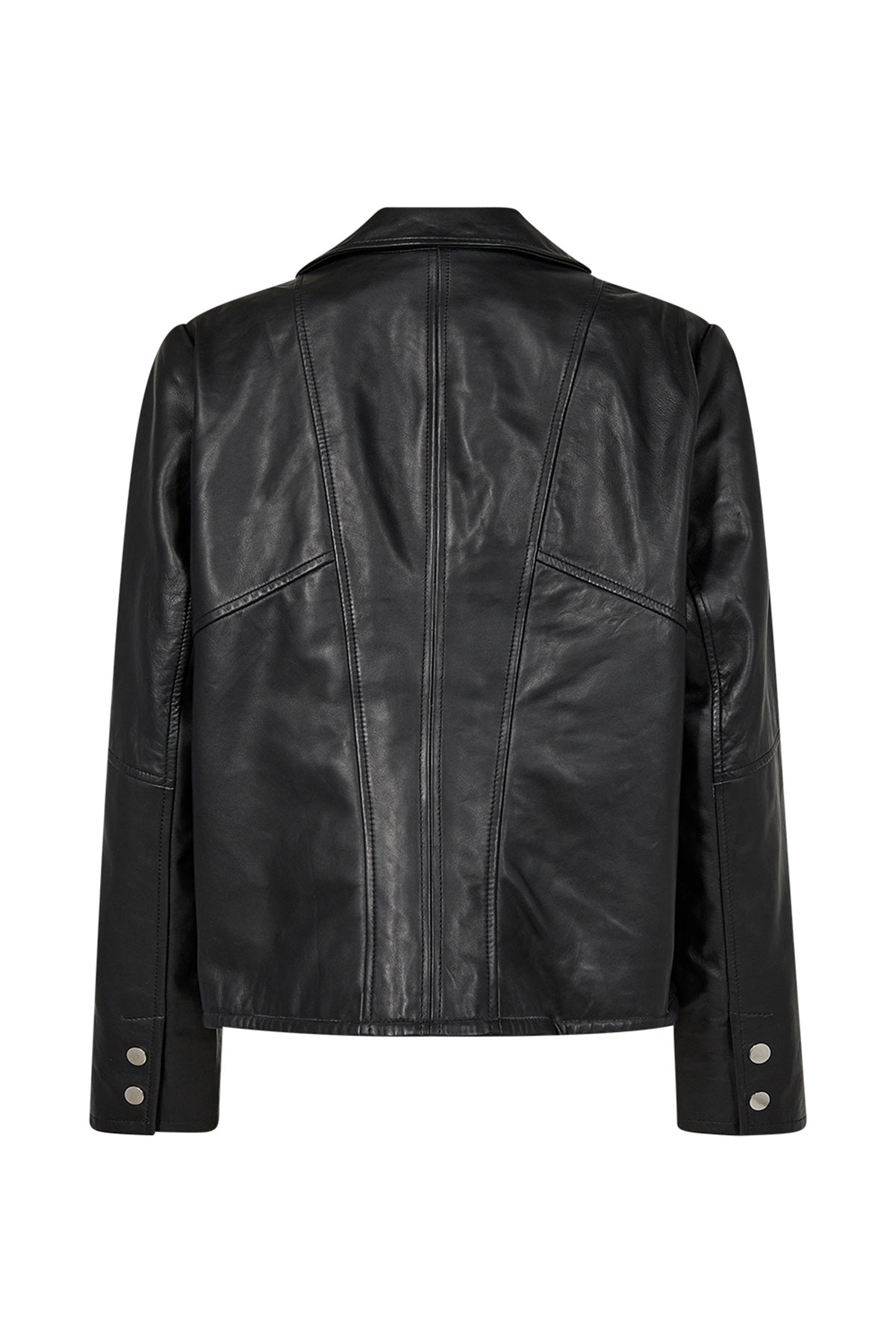 Pieszak Lanni Leather Biker Jacket, Black