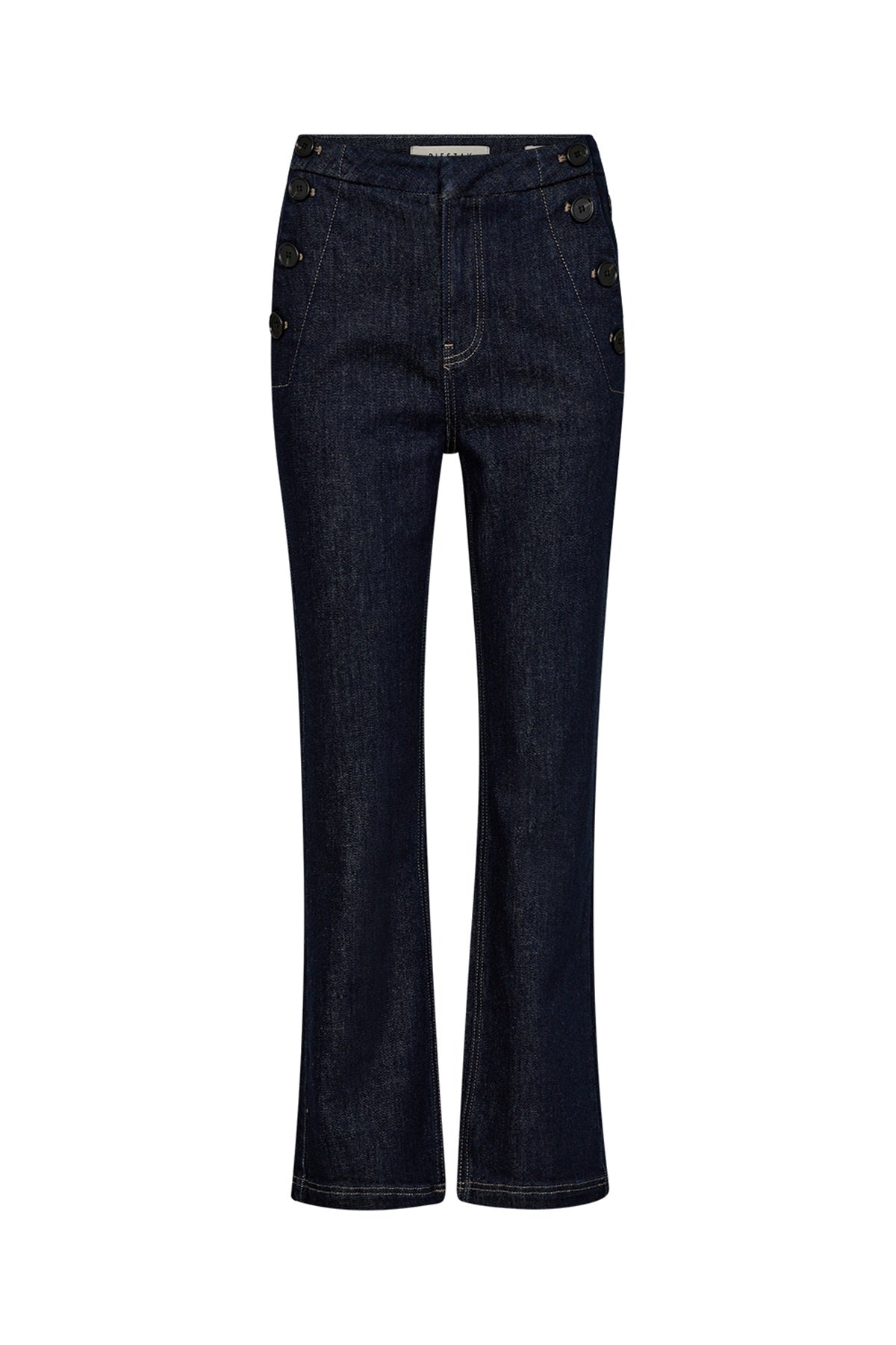 Pieszak Jenora Cropped Sailor Jeans Wash Blue Dawn Rinse, Rinse Denim