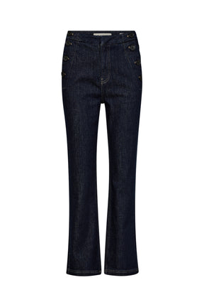 Pieszak Jenora Cropped Sailor Jeans Wash Blue Dawn Rinse, Rinse Denim
