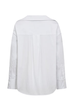 Pieszak Nyla Poplin Shirt, Optical white