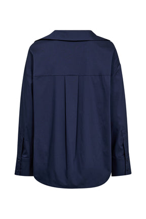 Pieszak Nyla Poplin Shirt, Midnight Navy
