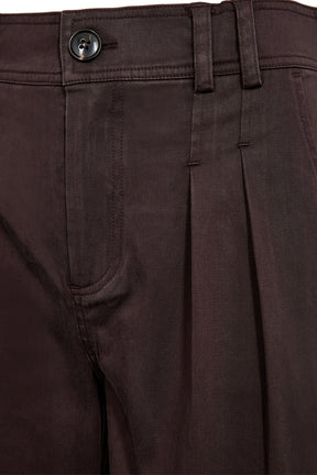 Pieszak Sasha French Pleat Pant, Black Coffee