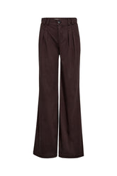 Pieszak Sasha French Pleat Pant, Black Coffee
