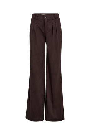 Pieszak Sasha French Pleat Pant, Black Coffee