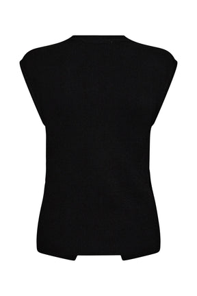 Pieszak Vigga Cross-over Knit Top, Black
