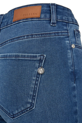 Pieszak Jelena 360 Jeans Wash New Navy Mid Blue, Denim Blue