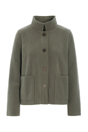 Henriette Steffensen  FLEECE JACKET 7164, DUSTY GREEN