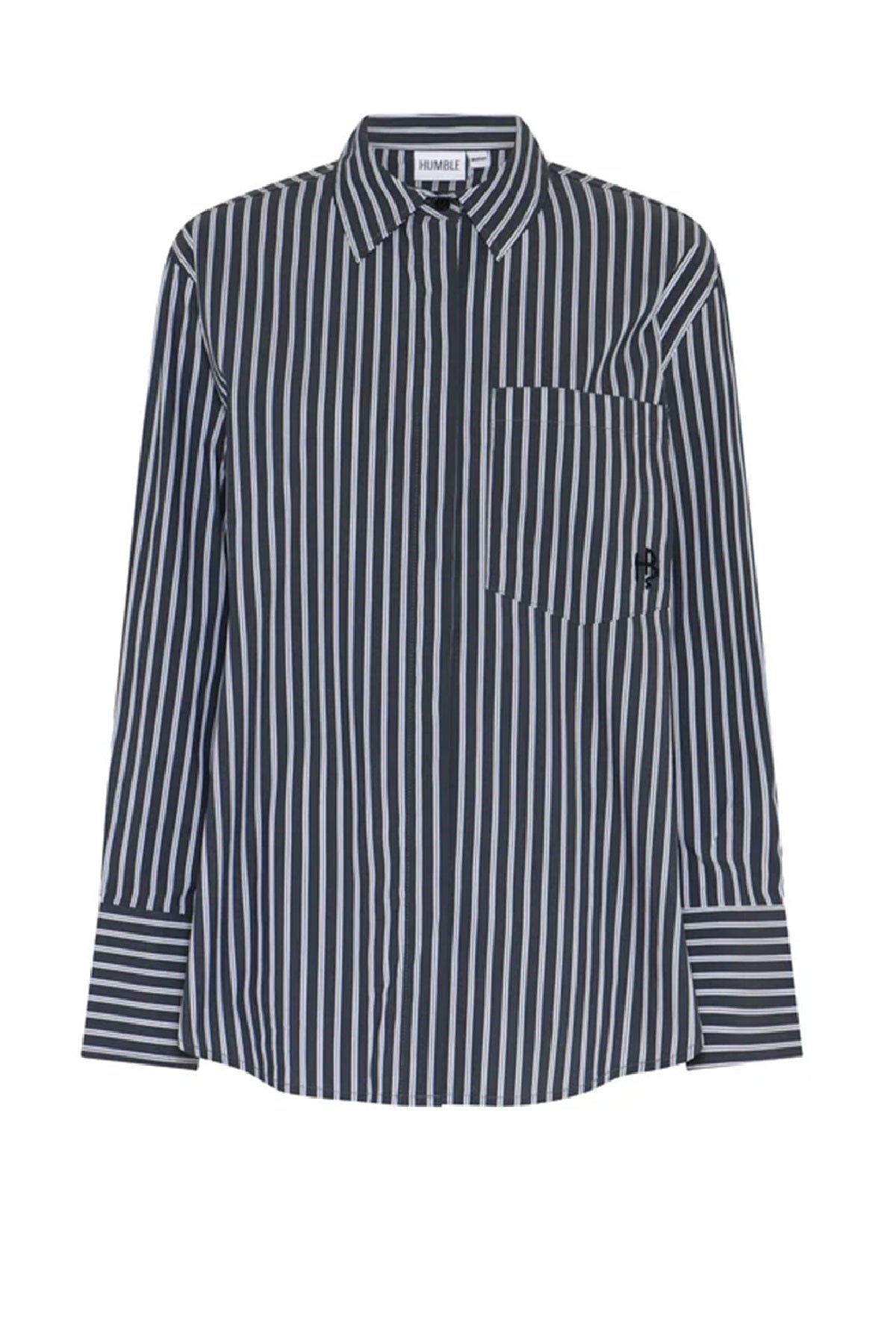 Humble by Sofie LEENAHBS SHIRT, Blue grey combi