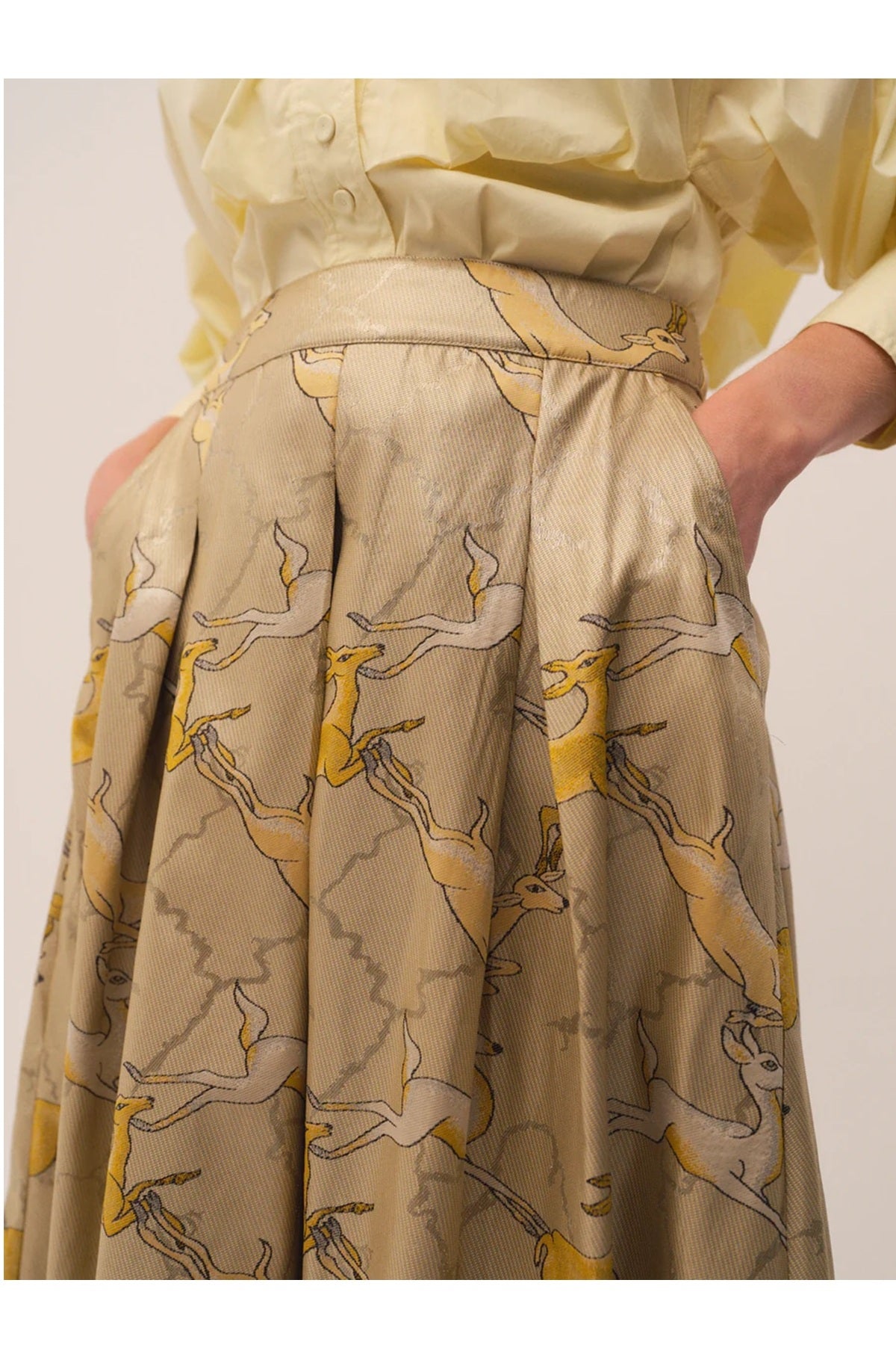 Gossia LovisaGO Jo Skirt, Soft Lemon Mix
