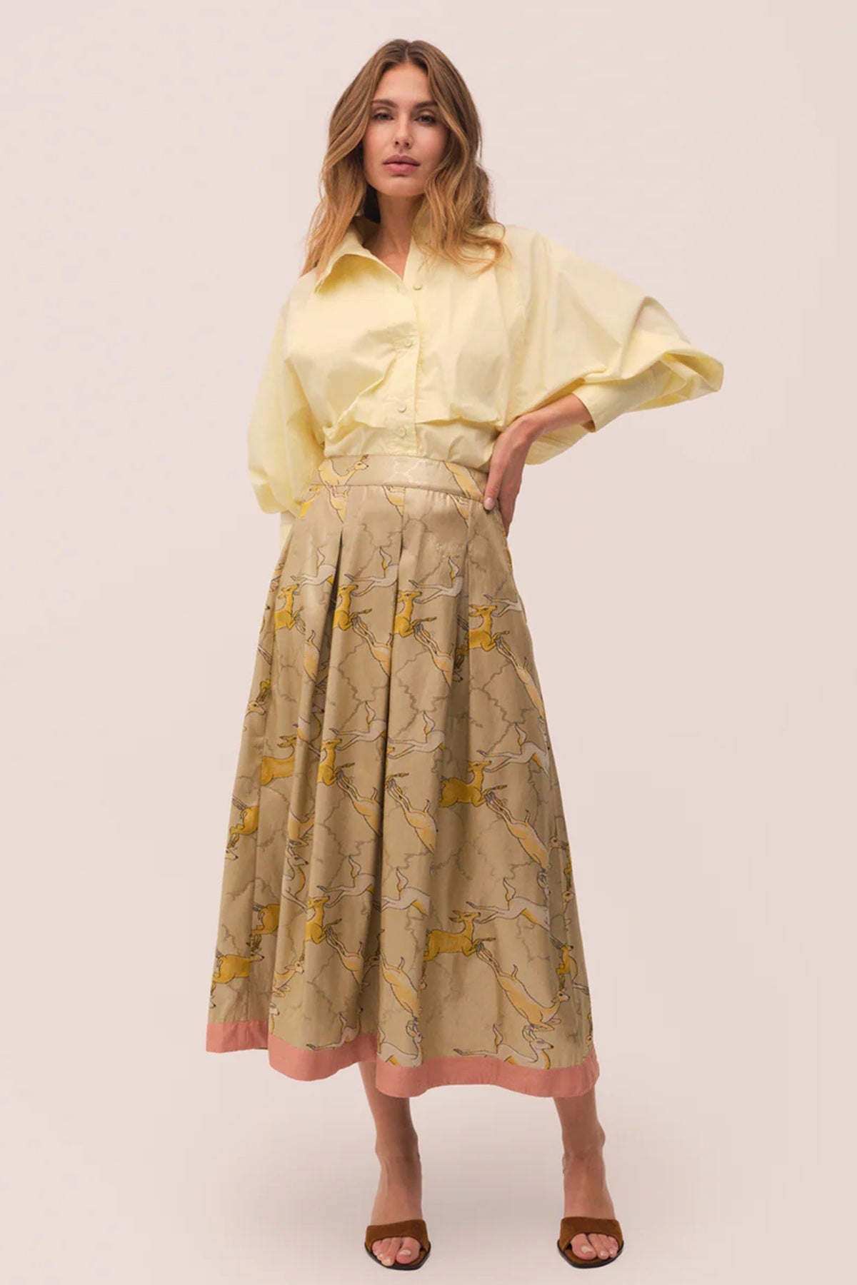 Gossia LovisaGO Jo Skirt, Soft Lemon Mix
