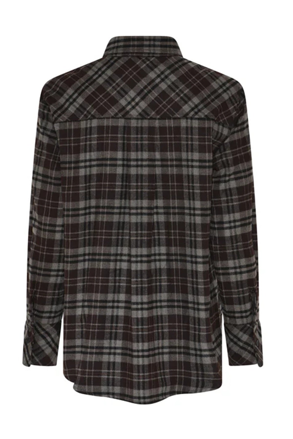 Humble by Sofie MARBELHBS SHIRT, Dark brown combi