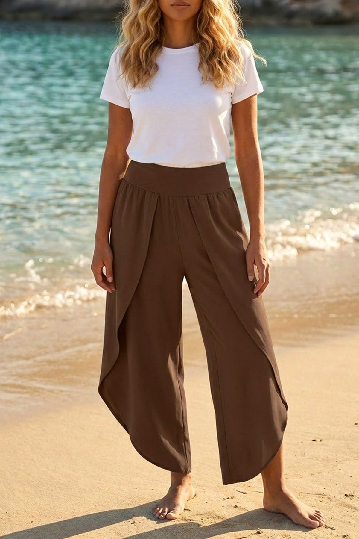 Moondust CROSSOVER PANT,  CHOCOLATE