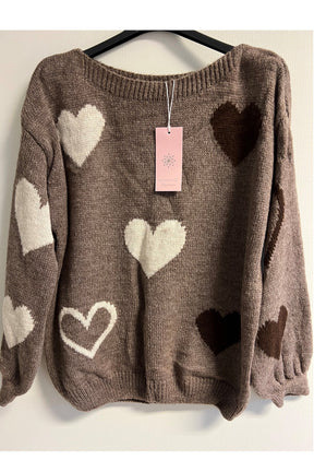 Moondust HEART KNIT, FANGO