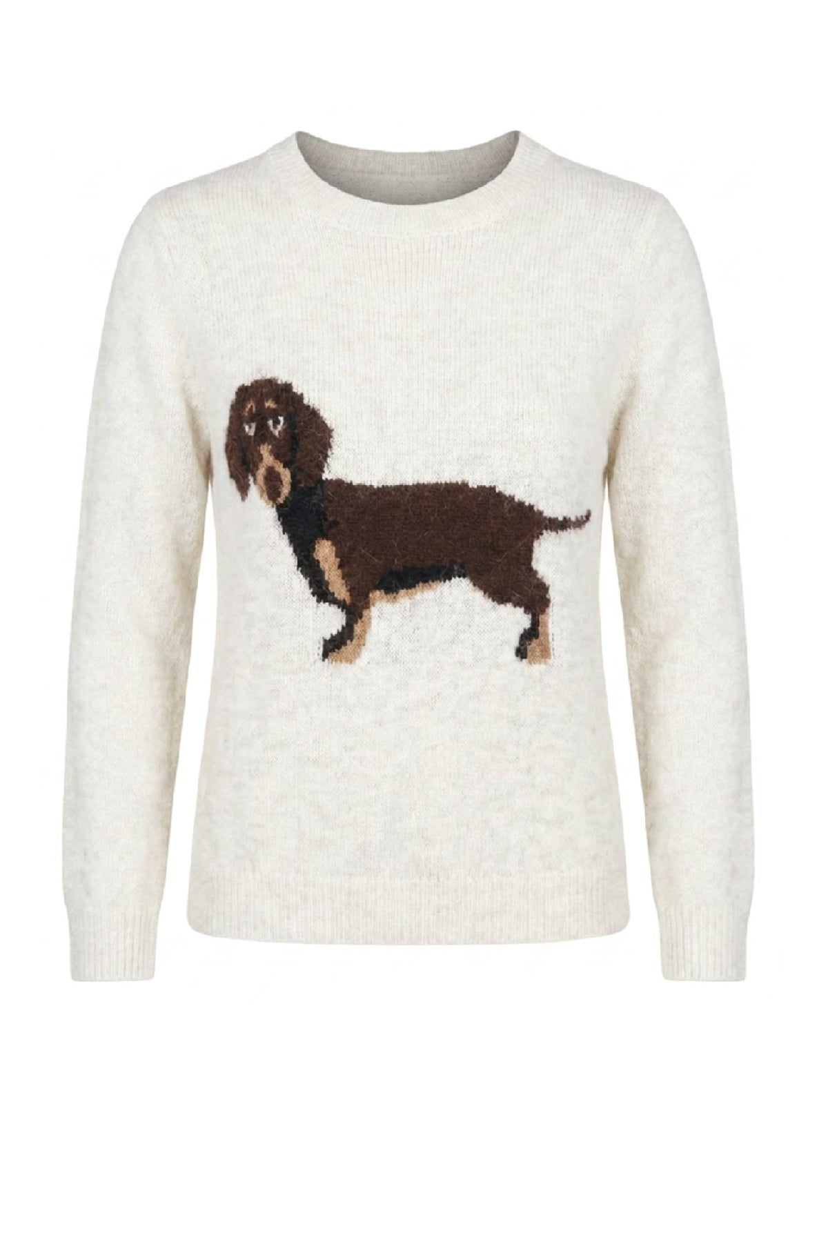 Moondust DOG KNIT, OFF WHITE