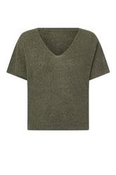 Charlotte Sparre  My cashmere top 3491 Solid, Army