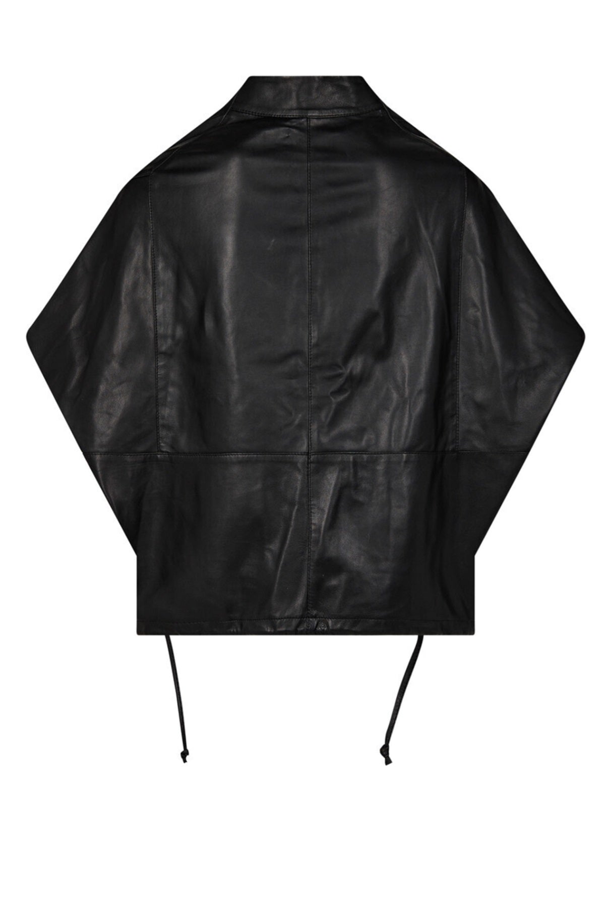 Pieszak  Lanni Leather Oversize Jacket, Black