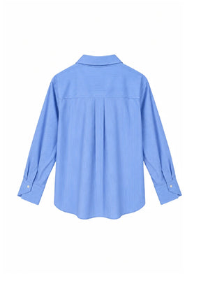 Humble by Sofie RISAHBS SHIRT, Blue combi