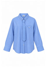 Humble by Sofie RISAHBS SHIRT, Blue combi