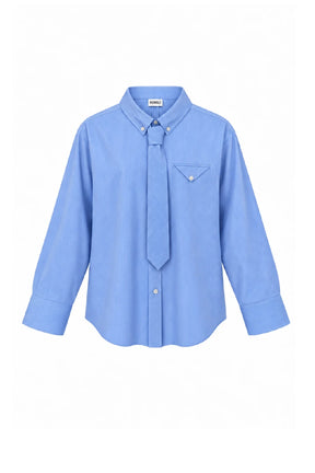 Humble by Sofie RISAHBS SHIRT, Blue combi