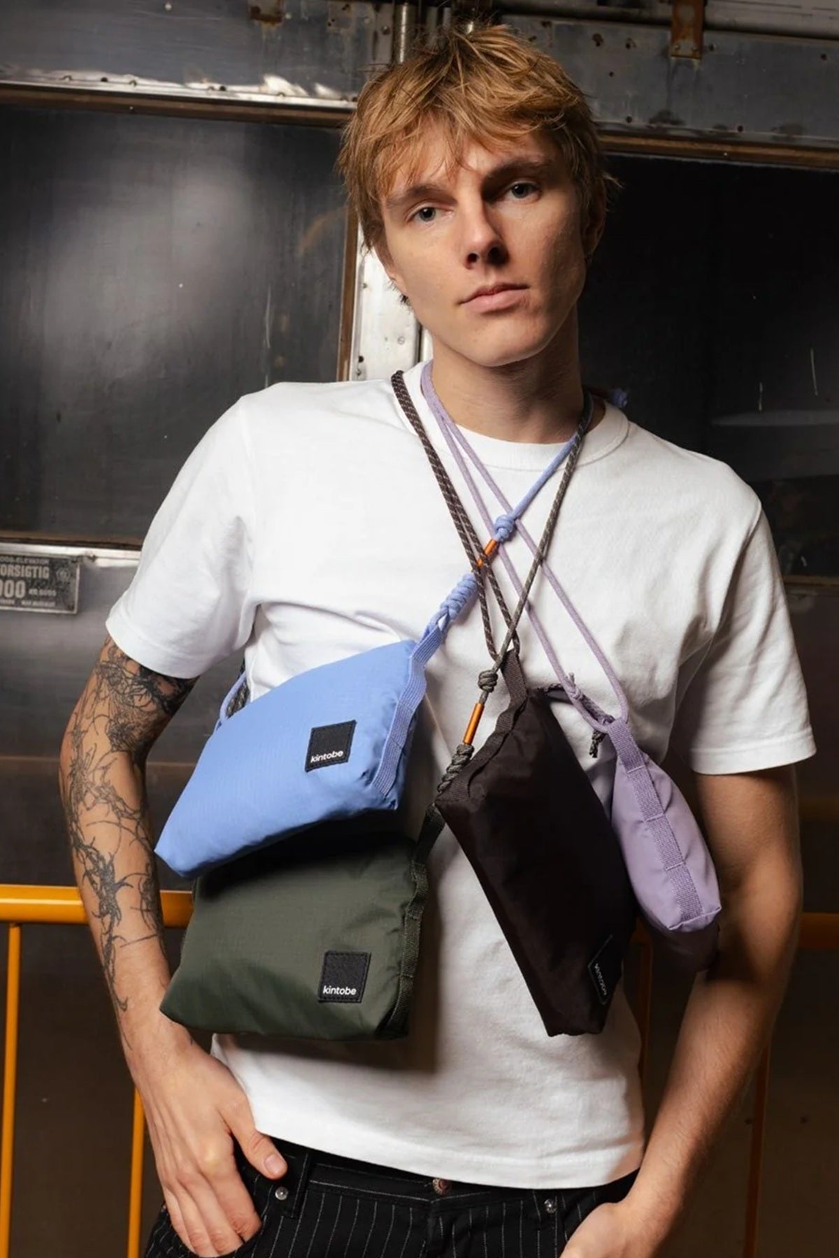 Kintobe SAM Crossbody taske, Skyline Blue