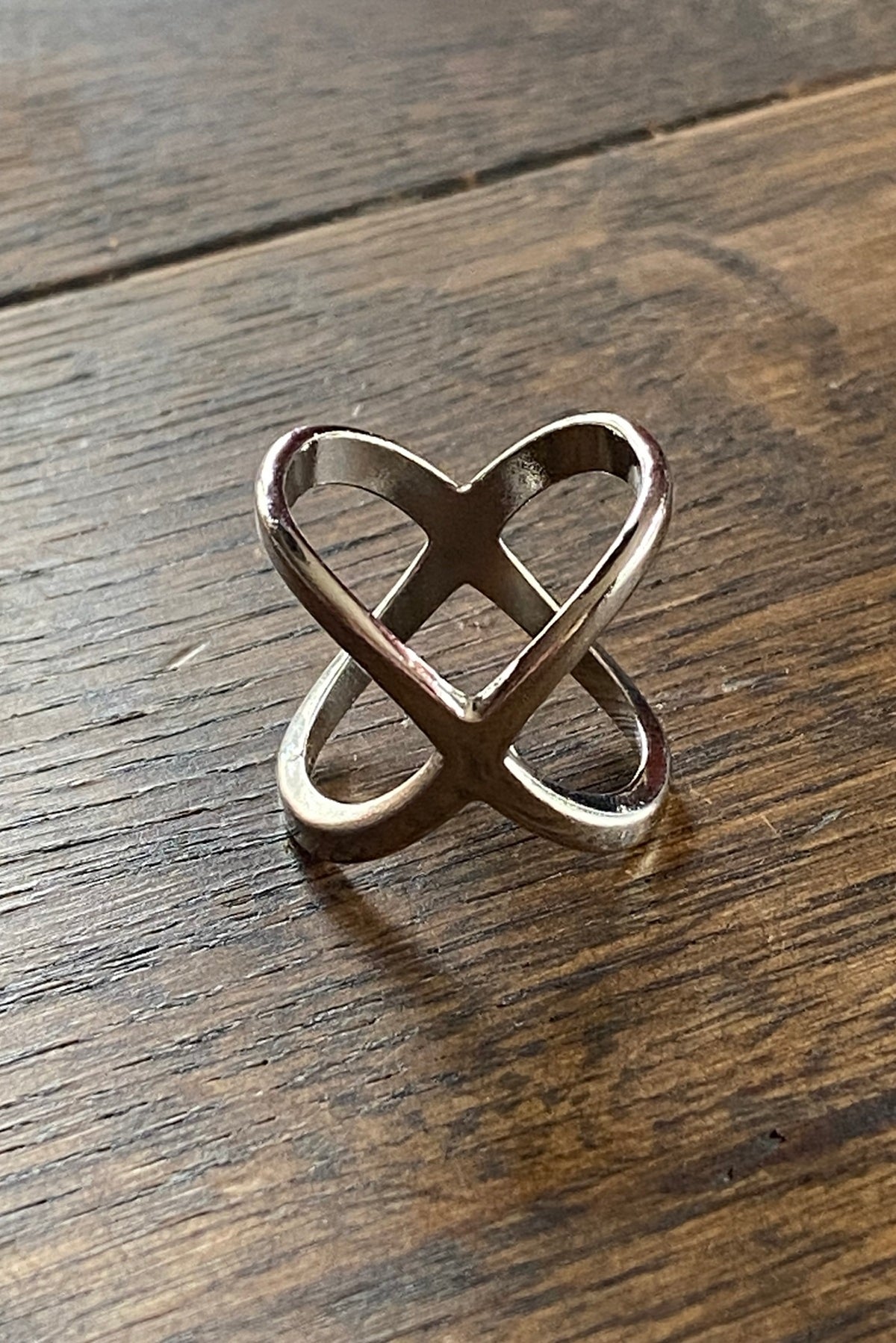 Just d´lux Scarf Ring Small, Silver