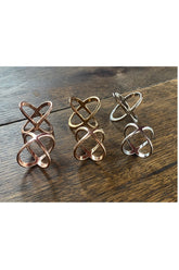 Just d´lux Scarf Ring Big, Gold